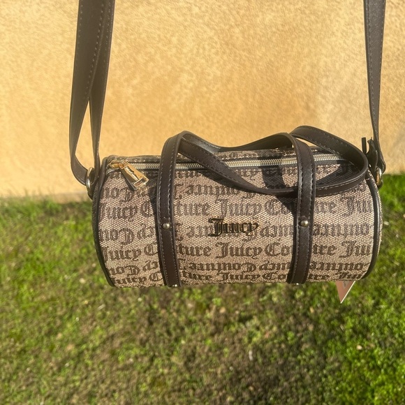 Brown JUICY COUTURE barrel purse , NWT - Picture 1 of 13